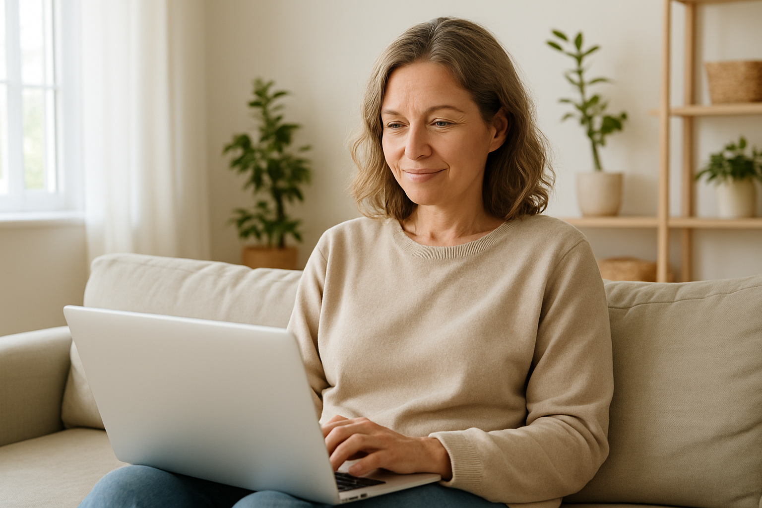 Person in everyday setting — health and wellness