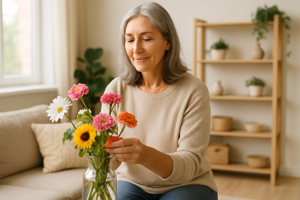 Person in everyday setting — health and wellness