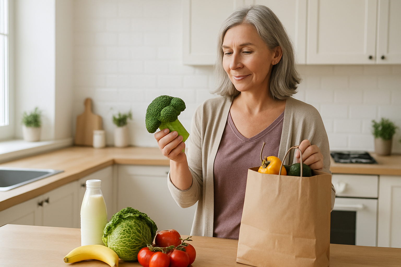 Person in everyday setting — health and wellness