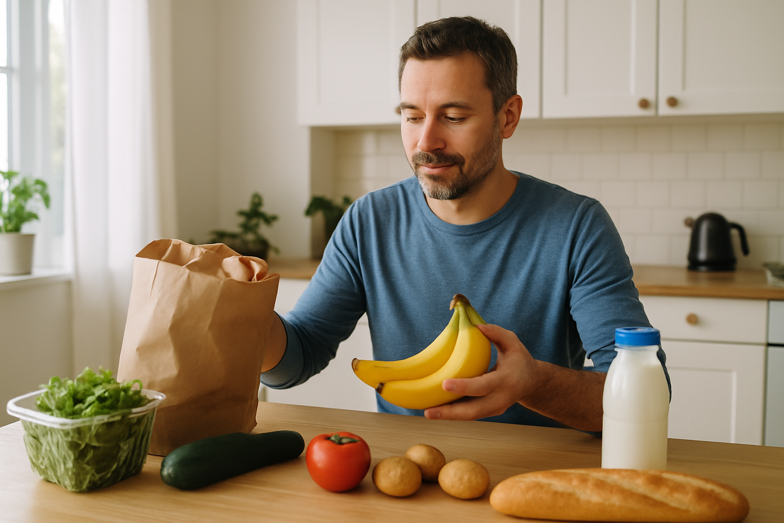 Person in everyday setting — health and wellness