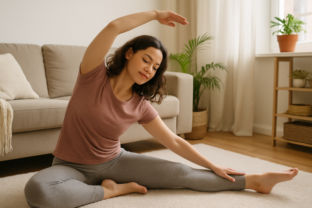 Person in everyday setting — health and wellness