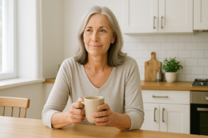 Person in everyday setting — health and wellness