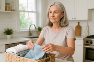 Person in everyday setting — health and wellness